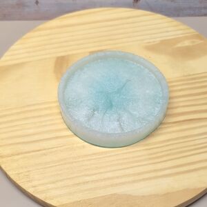 Round Blue Decorative Resin Tricket Tray